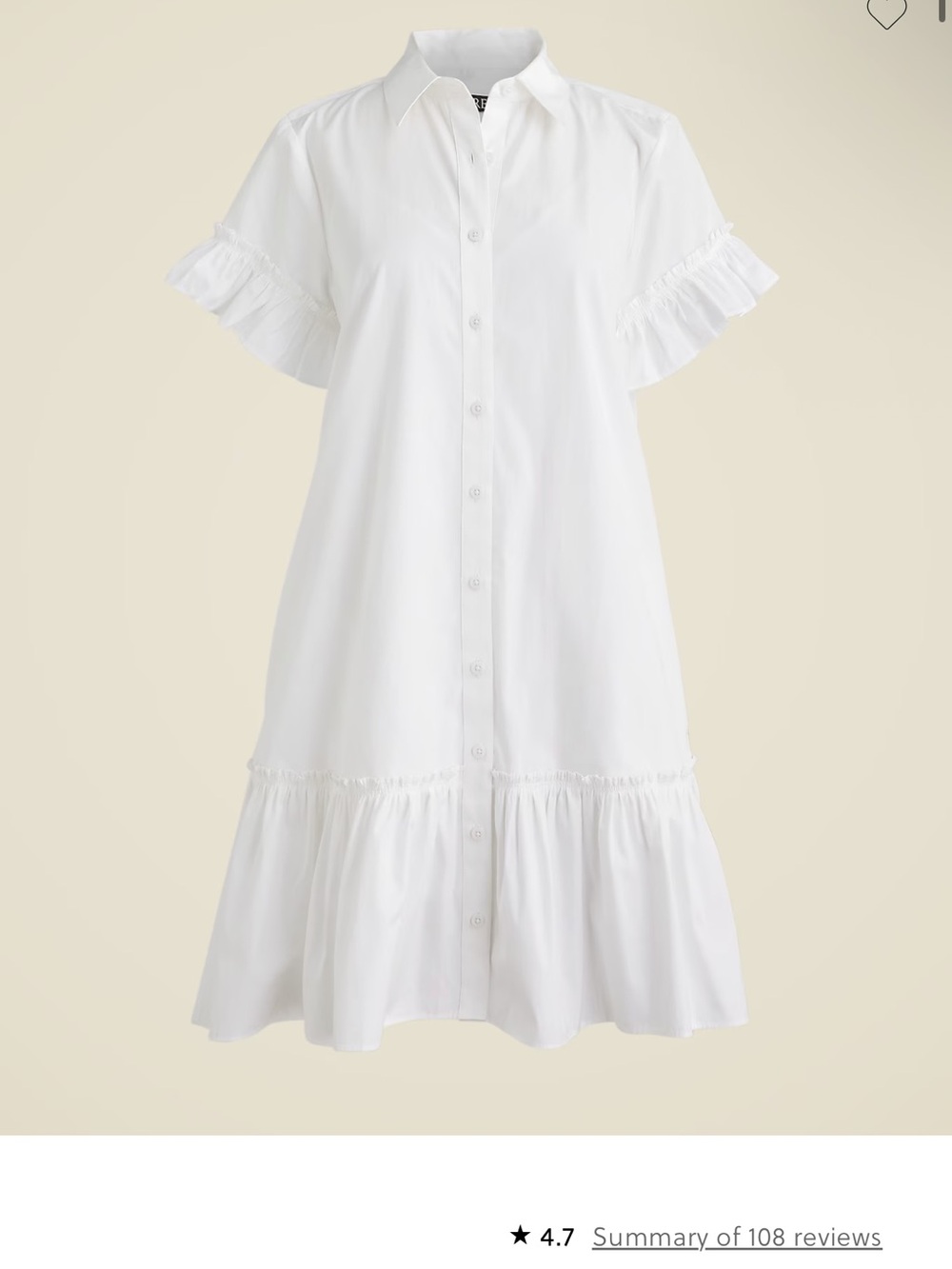 Amelia shirt-dress in cotton poplin